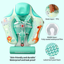 Load image into Gallery viewer, Floating Mesh Bed Mambobaby Float Animal Butterfly Baby Stroller Canopy Non-Inflatable Baby Swim Float Add Tail No Flip Over Pearl Foam Solid Water Floats Smart Swim Trainer Infant Pool Float Swim Ring