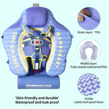 Load image into Gallery viewer, Mambobaby Float with Canopy Baby Pool Float Infant Swim Float Infant Pool Float Swim Trainer Mambo Baby Relaxing Non-inflatable Floats Waist Ring Swimming Pool Toys Pearl Foam Smart Swimmer Solid Adjustable Classical Swim Ring Deluxe Baby Floaties