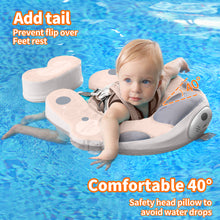 Load image into Gallery viewer, 3-48Months Add 3rd Swim Mode Standing Stroke Baby Stroller Canopy Non-Inflatable Mambobaby Swim Float Baby Pool Float Solid Infant Toddler Swim Ring
