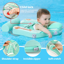 Load image into Gallery viewer, Floating Mesh Bed Mambobaby Float Animal Butterfly Baby Stroller Canopy Non-Inflatable Baby Swim Float Add Tail No Flip Over Pearl Foam Solid Water Floats Smart Swim Trainer Infant Pool Float Swim Ring