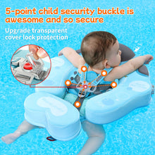 Load image into Gallery viewer, 3-48 Months Mambobaby Swim Float Baby Stroller Canopy 4 Swim Ways Non-Inflatable Baby Pool Float Solid Infant Toddler Swim Ring