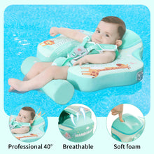 Load image into Gallery viewer, Floating Mesh Bed Mambobaby Float Animal Butterfly Baby Stroller Canopy Non-Inflatable Baby Swim Float Add Tail No Flip Over Pearl Foam Solid Water Floats Smart Swim Trainer Infant Pool Float Swim Ring