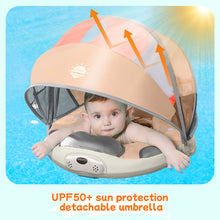 Load image into Gallery viewer, 3-48Months Add 3rd Swim Mode Standing Stroke Baby Stroller Canopy Non-Inflatable Mambobaby Swim Float Baby Pool Float Solid Infant Toddler Swim Ring