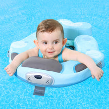 Load image into Gallery viewer, 3-48 Months Mambobaby Swim Float Baby Stroller Canopy 4 Swim Ways Non-Inflatable Baby Pool Float Solid Infant Toddler Swim Ring