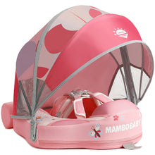Load image into Gallery viewer, Floating Mesh Bed Mambobaby Float Animal Butterfly Baby Stroller Canopy Non-Inflatable Baby Swim Float Add Tail No Flip Over Pearl Foam Solid Water Floats Smart Swim Trainer Infant Pool Float Swim Ring
