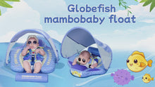 Load and play video in Gallery viewer, Mambobaby Float with Canopy Baby Pool Float Infant Swim Float Infant Pool Float Swim Trainer Mambo Baby Relaxing Non-inflatable Floats Waist Ring Swimming Pool Toys Pearl Foam Smart Swimmer Solid Adjustable Classical Swim Ring Deluxe Baby Floaties