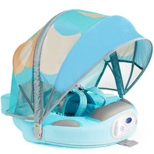 Load image into Gallery viewer, 3-48 Months Mambobaby Swim Float Baby Stroller Canopy 4 Swim Ways Non-Inflatable Baby Pool Float Solid Infant Toddler Swim Ring