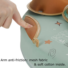 Load image into Gallery viewer, Fold-able Easy Carry with Tail Canopy Crotch Non-Inflatable Baby Float Mambobaby Float Smart Swim Trainer Soft Solid Waist Swim Ring Water Toy Infant Pool Float New