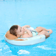 Load image into Gallery viewer, Fold-able Easy Carry with Tail Canopy Crotch Non-Inflatable Baby Float Mambobaby Float Smart Swim Trainer Soft Solid Waist Swim Ring Water Toy Infant Pool Float New