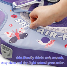 Load image into Gallery viewer, Mambobaby Float Newest Animal Butterfly Pattern Baby Stroller Canopy Non-Inflatable Baby Swim Float Add Tail No Flip Over Pearl Foam Solid Water Floats Smart Swim Trainer Infant Pool Float Swim Ring