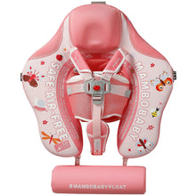 Load image into Gallery viewer, Mambobaby Float Newest Animal Butterfly Pattern Baby Stroller Canopy Non-Inflatable Baby Swim Float Add Tail No Flip Over Pearl Foam Solid Water Floats Smart Swim Trainer Infant Pool Float Swim Ring