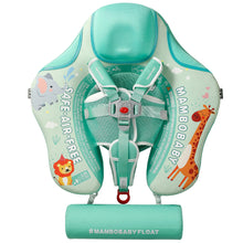 Load image into Gallery viewer, Mambobaby Float Newest Animal Butterfly Pattern Baby Stroller Canopy Non-Inflatable Baby Swim Float Add Tail No Flip Over Pearl Foam Solid Water Floats Smart Swim Trainer Infant Pool Float Swim Ring