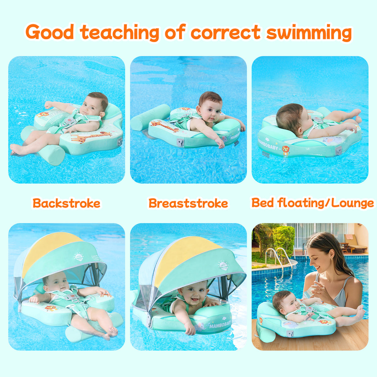 Floating Strollers Floating Mesh Bed Mambobaby Float Animal Butterfly Baby Stroller Canop ...