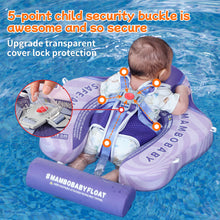Load image into Gallery viewer, Floating Bed 3 Swim Method Mambobaby Float with Canopy Baby Pool Float Infant Swim Float Infant Pool Float Swim Trainer Mambo Baby Relaxing Non-inflatable Floats Waist Ring Swimming Pool Toys Pearl Foam Smart Swimmer
