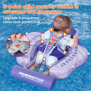 Floating Bed 3 Swim Method Mambobaby Float with Canopy Baby Pool Float Infant Swim Float Infant Pool Float Swim Trainer Mambo Baby Relaxing Non-inflatable Floats Waist Ring Swimming Pool Toys Pearl Foam Smart Swimmer