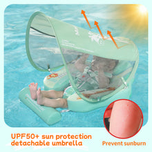 Load image into Gallery viewer, Floating Bed 3 Swim Method Mambobaby Float with Canopy Baby Pool Float Infant Swim Float Infant Pool Float Swim Trainer Mambo Baby Relaxing Non-inflatable Floats Waist Ring Swimming Pool Toys Pearl Foam Smart Swimmer
