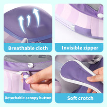 Load image into Gallery viewer, Floating Bed 3 Swim Method Mambobaby Float with Canopy Baby Pool Float Infant Swim Float Infant Pool Float Swim Trainer Mambo Baby Relaxing Non-inflatable Floats Waist Ring Swimming Pool Toys Pearl Foam Smart Swimmer
