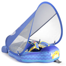 Load image into Gallery viewer, Floating Bed 3 Swim Method Mambobaby Float with Canopy Baby Pool Float Infant Swim Float Infant Pool Float Swim Trainer Mambo Baby Relaxing Non-inflatable Floats Waist Ring Swimming Pool Toys Pearl Foam Smart Swimmer
