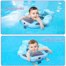 Load image into Gallery viewer, 3-48Months Add 3rd Swim Mode Standing Stroke Baby Stroller Canopy Non-Inflatable Mambobaby Swim Float Baby Pool Float Solid Infant Toddler Swim Ring
